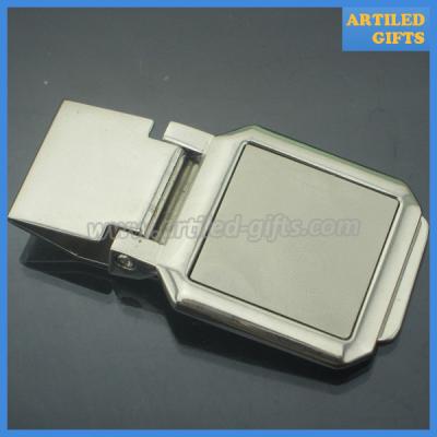 China High quality blank silver money clip as business promotion gifts for sale