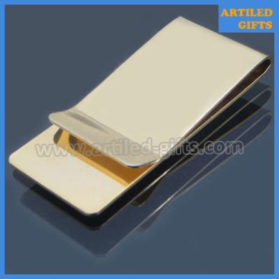 China Mens fashion durable  brass metal money clip for sale