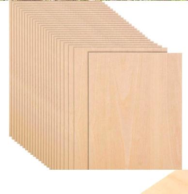 China 170*120*3mm Modern Basswood Plywood Basswood Sheets For Craft 3D Puzzle Toys for sale