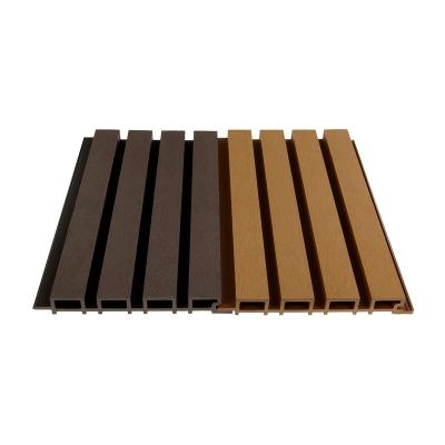 China Modern 100% Waterproof Exterior Wall Cladding Panel Durable Great Wall wpc Fence Wall Panel for sale