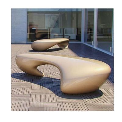 China Patio Modern Outdoor Fiberglass Chair Restaurant Public Waiting Chairs Garden Lounge Waiting Chairs for sale