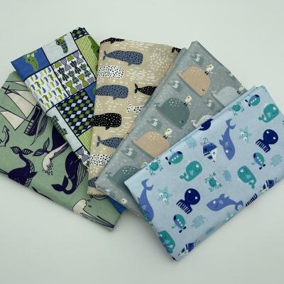 China New Arrival Popular High Quality Aquatic Bio-patterned 100% Cotton Fabric Fabric Shrink-Resistant for sale