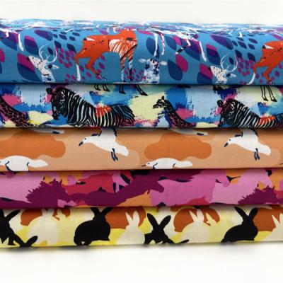 China China Fabric Wholesale Organic Fabric Digital Printing Stain Shrink-Resistant 100% Cotton Printed Textile Fabric Sold By Yards for sale