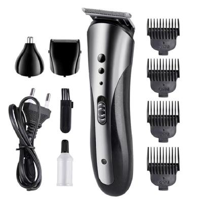 China Kemei Car 3 in 1 Professional Rechargeable Electric Shaver Hair Trimmer Nose Hair Trimmer Professional Beard Shaving Machine KM-1407 for sale