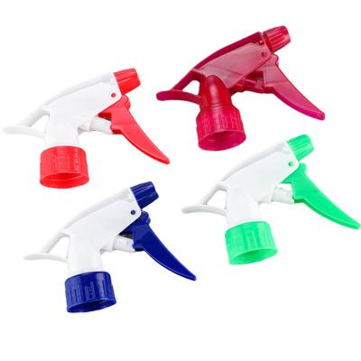 China Non Refillable Pump Black PP Trigger Hotselling A Type 28/400 28/410 Red Blue Green Plastic Sprayer for sale