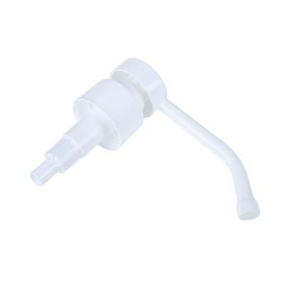 China Hotselling Non-refillable 28/410 7.8*8.8*3.1cm Plastic Head Shampoo Pump Screw Long 15G Lotion Nozzle Pump for sale