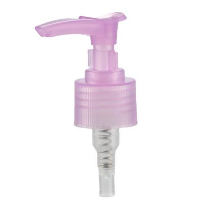 China Non Refillable Dispenser Pump 24 Lotion 410 Pump With Clip Plastic Lotion Pump For Bottle for sale