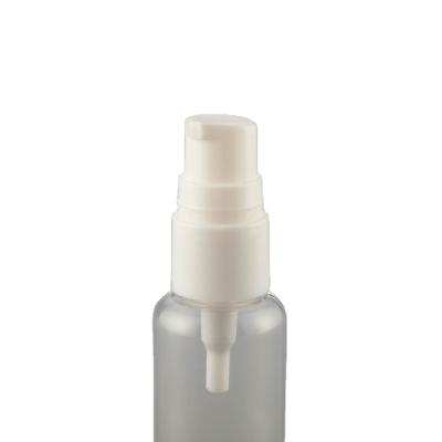 China Non Refillable Wholesale Cream Pump With Half Dispenser Cap For Cosmetic Non Spill Treatment Pump for sale