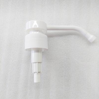 China Hotselling Non-refillable 28/410 10*8.53.3cm Long 15G Lotion Nozzle Pump Plastic Head Pump Screw for sale