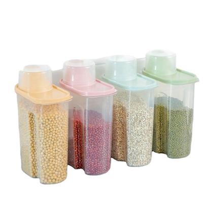 China High Quality Plastic Moisture Proof Sealed Cereal Grain Food Storage and Grain Storage Box Bean Rice Storage Container Box for sale