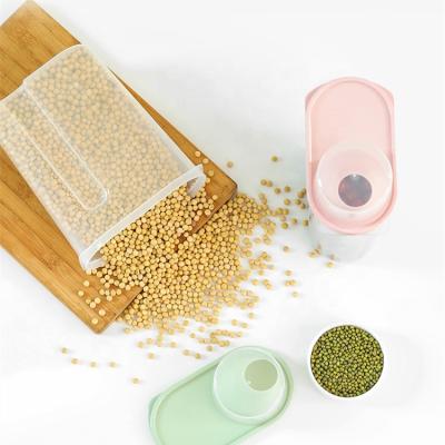 China Wholesale Plastic Food Moisture Proof Sealed Cereal Grain Grain Storage and Storage Box Bean Rice Storage Container Box for sale