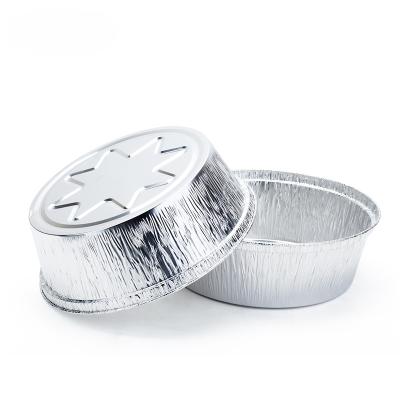 China Manufacturer Direct Selling Aluminum Foil Disposable Fruit Dish Container Children's Disposable Food Bowl for sale