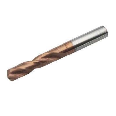 China Solid Steel Milling 3D and 5D Solid Carbide Core Tungsten Carbide Nail Internal Cooling Drill Bit for sale