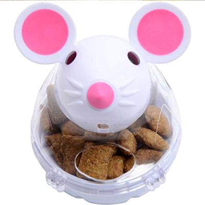 China Cute High Quality Stocked Dog Toys Pets Leak Food Tumbler Cat Interactive Feeding Bowl Dog Toys for sale