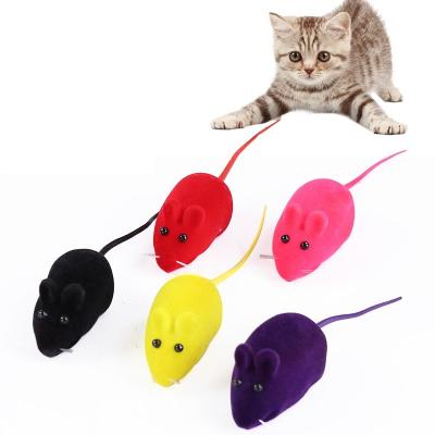 China QIJI Pet Cat Sound Little Mouse Toy Cat With Sound Pet Toys Viable Interactive Dog Chew Toy for sale