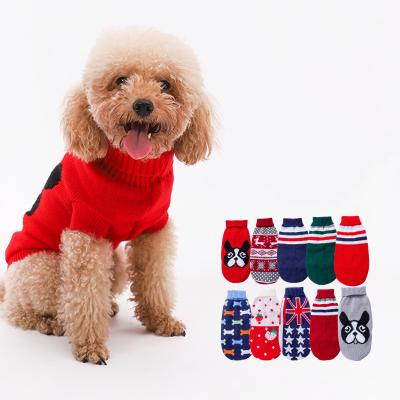 China High Quality Viable Hand Knit Puppy Pet Winter Warm Jumper Dogs Sweater for sale