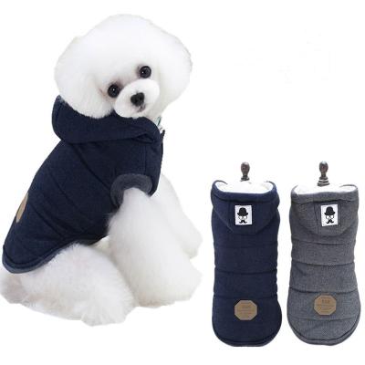 China Winter Viable Dogs Clothes Wholesale Pet Clothing Puppy Coat Jacket Zipper Hoodies For Dog for sale