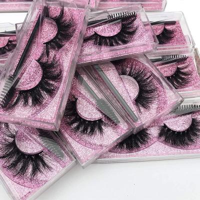 China Thick Volume Mink Lashes 3d 18mm 25MM OEM 3D Eye Mink Eyelash Vendors for sale