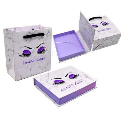 China Best Selling Thick Faux Mink Lashes Natural Synthetic Eyelashes and Custom Lashbox Packaging for sale