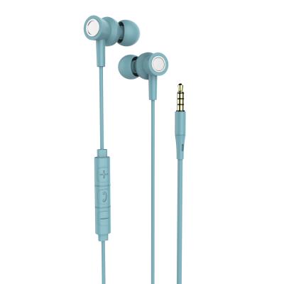 China Best In-Ear 1.2M 3.5mm Plug Earphone With MIC Wired Headset Headset Volume Control For Samsung for sale