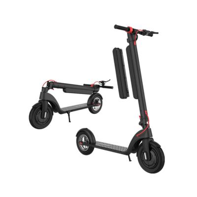 China New Long Range Folding 10 Ah Battery 350W Motor Unisex Electric Scooter for sale