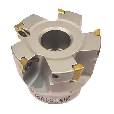 China 42CrMo NEW steel, 3PKT15 face mill, rounghing milling cutter for sale