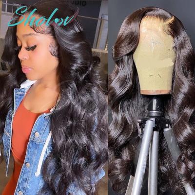 China Silky Straight Wave HD Transparent Hair Lace Front Wig For Black Women, 360 HD Lace Frontal Wig Hair, Cheap Full Lace Wig Hair Wig for sale