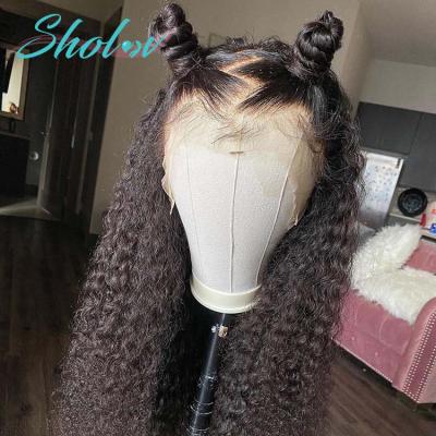 China Free Sample 613 Deep Wave Deep Wave Lace Front Wig Hair, Transparent Curly Lace Wig Virgin Hair Frontal Lace Front Vendor for sale