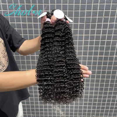 China Latest African Deep Wave Hair Extension, All In One Curly Deep Wave Tape Hair, 50 Inch Brazilian Raw Indian Hair Bundles T30/B for sale