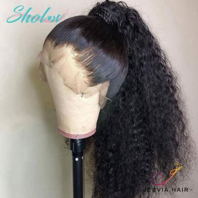 China Cheap Curly Hair Wet Deep Wave And Wavy Wig, Water Wave Afro Curly Hair Wig, Hd Original Human Brazilian Lace Frontal Wigs for sale