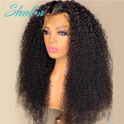 China Curly Curly Kinky Curly Hair Cuticle Aligned Full Swiss Lace Wig, Cuticle Aligned Curly Full Lace Hair HD Transparent Wig 613 for sale