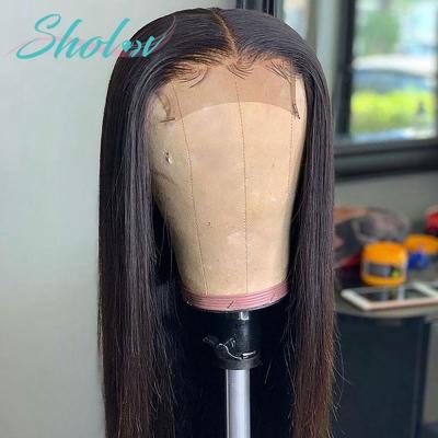 China Silky Straight European Blonde Virgin Hair Straight Wigs, Short Lace Front Color Hair Bob Wigs, Afro Hair Lace Frontal Wig For Black Women for sale