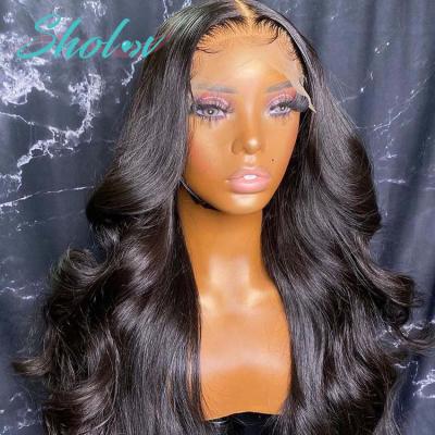 China Body Wave Water Wave Loosen Unprocessed Full Lace Wig, Hair Mix Wig 200% Density Full Lace Wig, Peruvian Full Lace Wig for sale