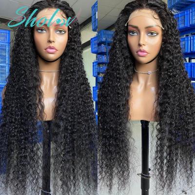 China Cheap Short Curly Deep Wave Hair Wigs, Wholesale Ombre Accent Deep Hair, Wave Wigs Hair Extensions 100% Wigs Lace Front for sale