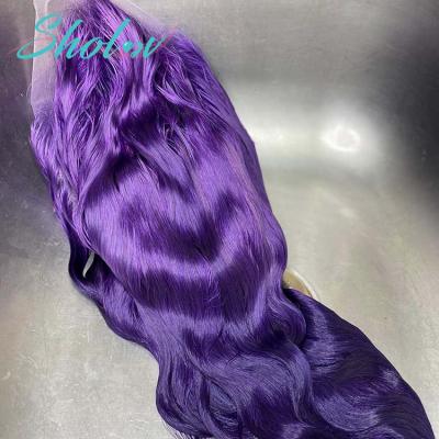 China 40 Inch Silky Straight Wave Wet And Wavy Water Wave Lace Front Wig, Dark Yellow Lace Front Wig Brown, Purple 1B And Pink Hair Wig for sale