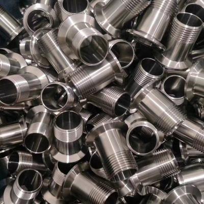 China Stainless Food Grade Beer Tri Flange Welded Connector for sale