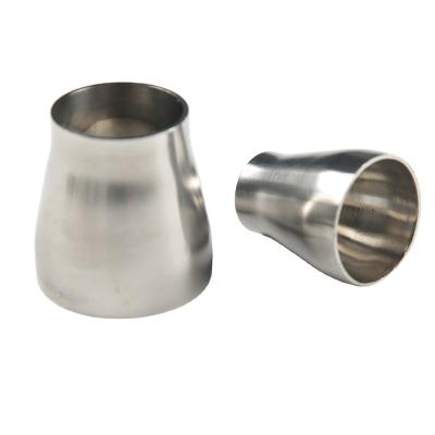 China Beer Sanitary 304 Stainless Steel Concentric Reducer Size Polished Welded Reducer Pipe Fittings for sale