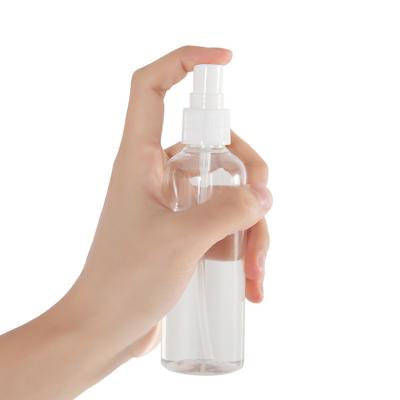 China Wholesale Clear Transparent Empty PET Cosmetic Bottle Mini Small Perfume Fine Mist Bottle Plastic Spray Bottle for sale