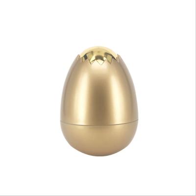 China BEAUTY PACKAGING 30g Egg Shaped Empty Plastic Container Bottle For Face Cream Small Cosmetic Containers for sale