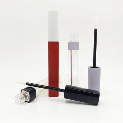 China Cosmetics Free Sample Lip Gloss Tube With Label Plastic Container Packaging Lip Gloss Tube Private Label for sale