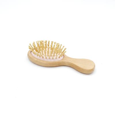 China Customization Waterproof Professional Beech Wood Straightener Detangling Hair Brush Massage Scalp Hair Styling Tool Hair Brush Combs for sale