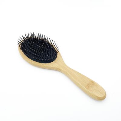 China Wholesale Customized Waterproof Cushion Bamboo Rubber Plastic Pins Brushes Luxury Detangle Brush For Hair Care for sale