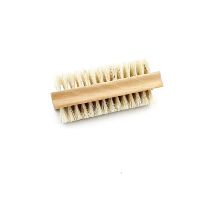 China Customization Nail Detergent Nail Cleansing Brushes Lotus Wood Clean Nail Bristles Great For Personal Care for sale