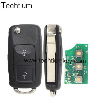 China Car Key 2 Buttons 434Mhz 1J0959753AG ID48 Chip Car Remote Key Fob Replacement For VW Bora Golf Passat Polo Auto Parts for sale