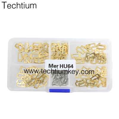 China Replacemnt Porcelain Lock Picks 100pcs/lot For HU64 Repair Accessories Car Reed Lock Plate Tablets Lock Spring for sale