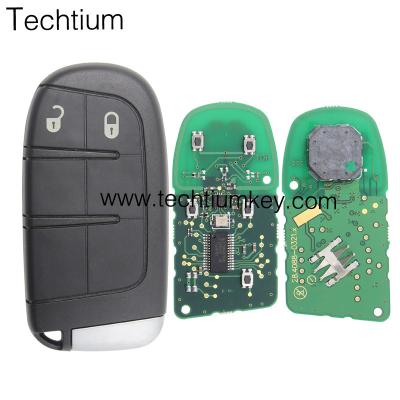 China ABS/Plastic 2 Button Smart Key Card With Cover Mhz433 Car Key Replacement Case For Chrysler for sale