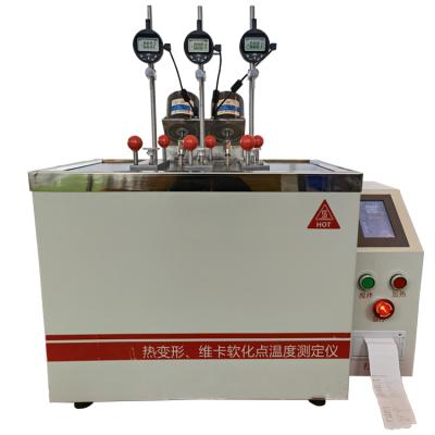 China Used for non-metallic materials thermal deformation Vicat softening point temperature tester for sale