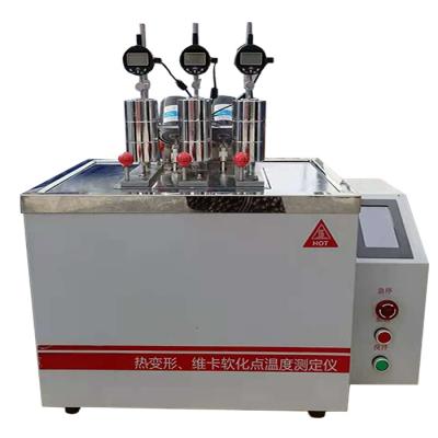 China Vicat Plastic Rubber Testing Machine / Plastic Softening Point Tester for sale