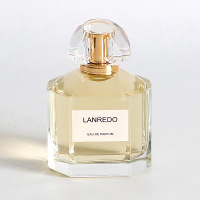 China Cosmetic BAIDE GLASS Luxury OEM Factory 50ml 100ml Perfume Glass Bottle Perfume Bottle With acrylic lid for sale