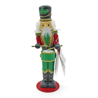 China Wholesale Nutcracker Soldier Factory Decoration Christmas Plastic Drummer Set for sale